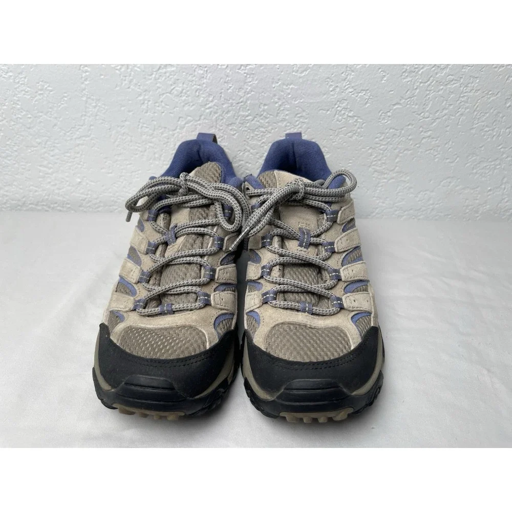Merrell Moab 3 Hiking Shoes Womens Sz 6.5 Waterproof Sneakers Gray Blue Altitude